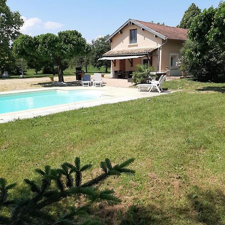 Gite A La Campagne Avec Piscine Biziat Exterior photo