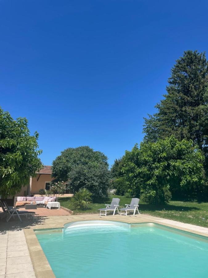 Gite A La Campagne Avec Piscine Biziat Exterior photo